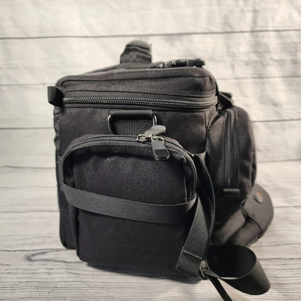 Lowepro Compact AW Camera Bag Black Shoulder Gadget Bag with All Weather Cover